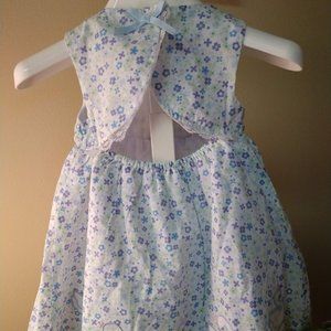A Sweet Pastel Floral Sleeveless Maggie & Zoe Dress sz 6-9 mon